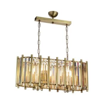 CRYSTALLINE láncos csillár 6xE14/40W/230V sárgaréz 301AUR1216 kép