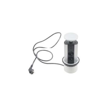 Csatlakozó aljzatoszlop asztallaphoz 2x230V +USB-A 3,1A +UBS-C 15,5W 230V 4739532 kép