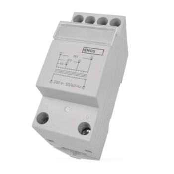 Csengő transzformátor 8/12/24 V, fehér, EMOS, P57000TR kép