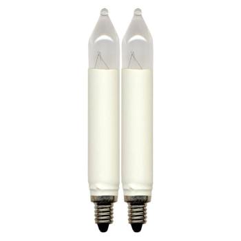 Cserelámpa E10 3W 34V 2 db-os csomag, 10cm, Ø 1.5cm kép
