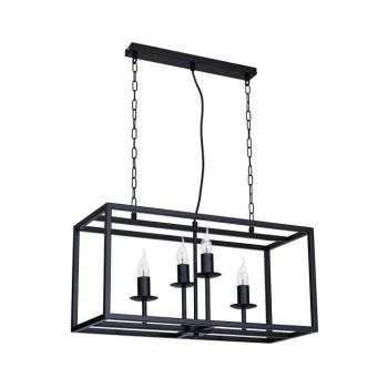 Csillár CARDIFF 4xE14/60W/230V fekete 8270 kép