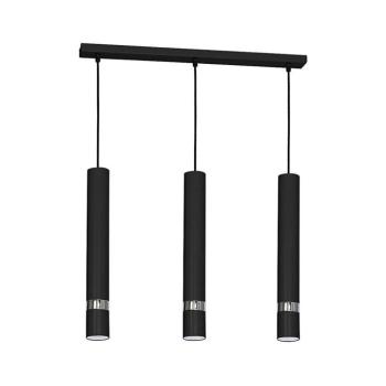 Kábeles függőlámpa JOKER 3xGU10/25W/230V fekete/fényes króm 1414 kép