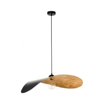 Csillár kábellel LEAF 1xE27/15W/230V fekete/arany 41918