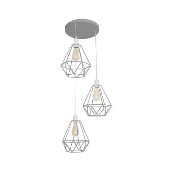 Csillár KARO 3xE27/15W/230V szürke W-KD 1311/3 GR kép