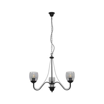 Csillár láncon ALLENA 3xE27/15W/230V W-2961/3 BK+SM kép