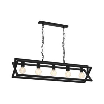 Csillár láncon ARNOLD 5xE27/60W/230V fekete MLP8564 kép