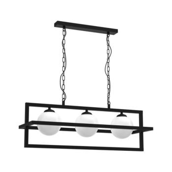 Csillár láncon DIEGO 3xE14/40W/230V fekete MLP8569 kép