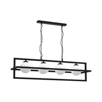 Csillár láncon DIEGO 4xE14/40W/230V fekete MLP8570 kép