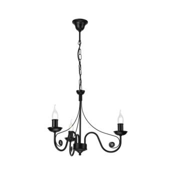 Csillár láncon DONATO 3xE14/40W/230V fekete LM-3.29/CZARNY MAT kép