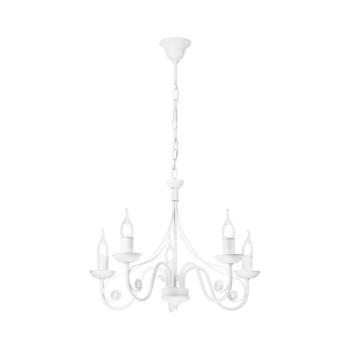 Csillár láncon DONATO 5xE14/40W/230V fehér LM-5.29/BIAŁY MAT kép