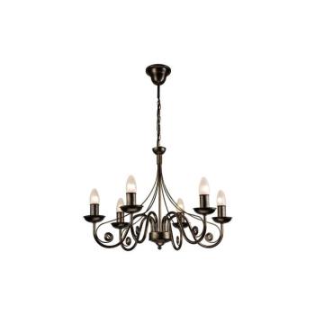 Csillár láncon DONATO 6xE14/40W/230V LM 6.29 CZARN kép