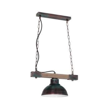 Csillár láncon HAKON 1xE27/60W/230V patina 9056 kép
