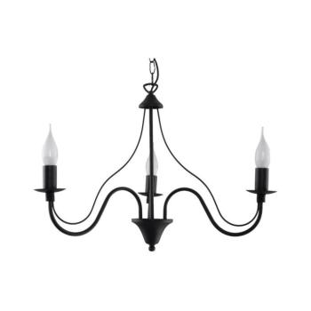 Csillár láncon MINERWA 3 3xE14/40W/230V fekete SL.0217 kép