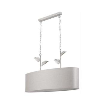 Láncos csillár NOEMI 2xE27/60W/230V ezüst/fehér patina LM - 2.171 kép