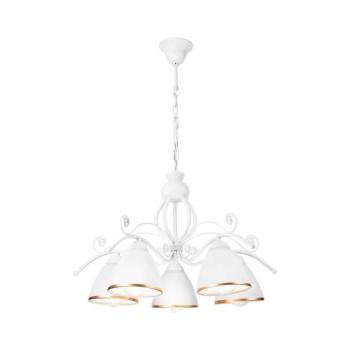 Láncos csillár RETRO II 5xE27/60W/230V fehér LM-5.51/BIAŁY MAT kép