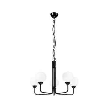 Csillár láncon TIFFY 5xG9/5W/230V fekete LM-5.156/CZARNY kép