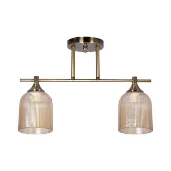Csillár rúdon 2xE14/60W/230V réz W-N6215/2 kép
