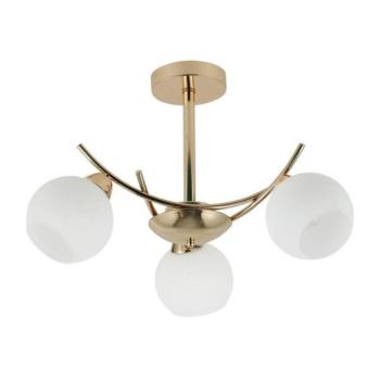 Csillár rúdon AMOS 3xE27/40W/230V arany 33-37473 kép