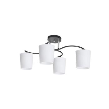 Csillár rúdon ESNYR 4xE27/40W/230V fekete/fehér 34-22677 kép