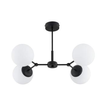 Csillár rúdon FOTON 4xE14/10W/230V fekete 63343 kép