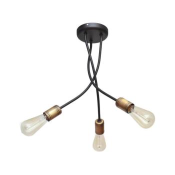 Csillár rúdon HARVARD 3xE27/15W/230V W-1026/3 BK+AB kép