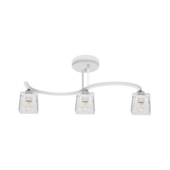 Csillár SANTOS 3xE27/15W/230V fehér W-8030/3 WT+TR kép