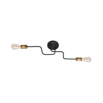 Csillár TUBE 2xE27/15W/230V P-1924/2 BK+AB
