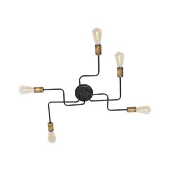 Csillár TUBE 5xE27/15W/230V P-1924/5 BK+AB kép