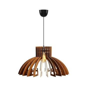 Csillár zsinóron 1xE27/60W/230V barna átm. 39 cm 390FLH1558 kép