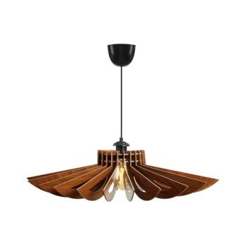 Csillár zsinóron 1xE27/60W/230V barna átm. 52 cm 390FLH1555 kép