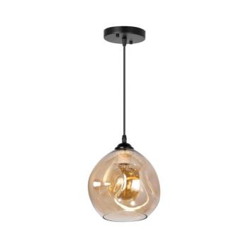 Csillár zsinóron 1xE27/60W/230V fekete/füstös W-A4100/1H kép