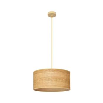Csillár zsinóron ALBA 1xE27/15W/230V á. 40 cm barna W-KM 4020/1 WOOD OPLOT kép