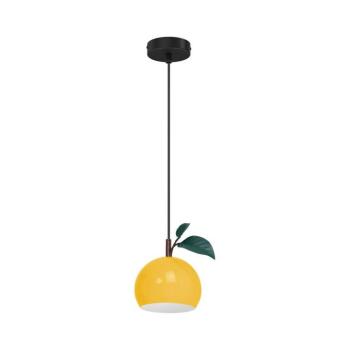 Csillár zsinóron APPLE 1xE27/15W/230V sárga 8940 kép