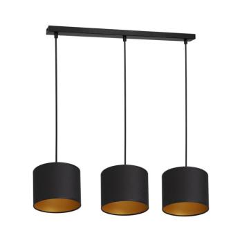 Csillár zsinóron ARDEN 3xE27/60W/230V fekete/arany 3493 kép