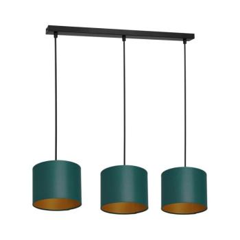 Csillár zsinóron ARDEN 3xE27/60W/230V zöld/arany 3550 kép