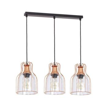 Csillár zsinóron ARIA 3xE27/60W/230V réz 7814 kép