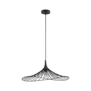 Csillár zsinóron ARIELLE 1xE27/20W/230V átm. 50 cm fekete 328403 kép