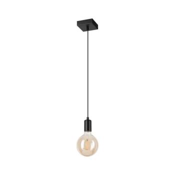 Csillár zsinóron ASTRID 1xE27/60W/230V matt fekete LM-1.146/CZARNY MAT kép