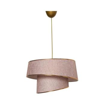 Csillár zsinóron BARETTE 1xE27/60W/230V rózsaszín 390FLH1628 kép