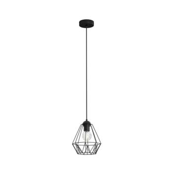 Csillár zsinóron BERGEN 1xE27/60W/230V fekete 0604 kép