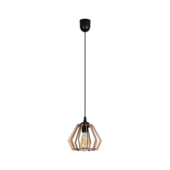 Csillár zsinóron BERGO 1xE27/60W/230V fekete 0001 kép