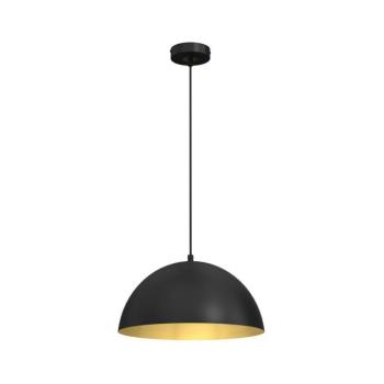 Csillár zsinóron BETA 1xE27/60W/230V á. 35 cm fekete MLP7896 kép