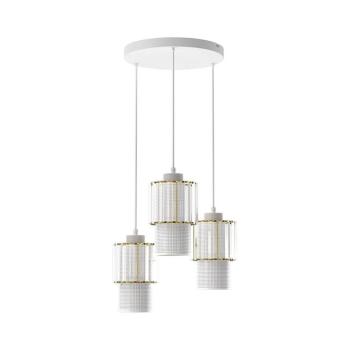 Csillár zsinóron BLANCO 3xE27/60W/230V fehér MLP8366