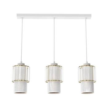 Csillár zsinóron BLANCO 3xE27/60W/230V fehér MLP8365 kép