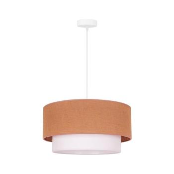 - Csillár zsinóron BOHO 1xE27/40W/230V átm. 45 cm bézs/fehér 81105 kép