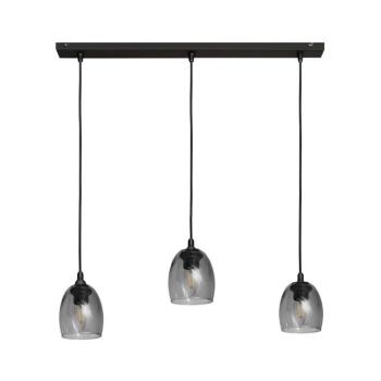 Csillár zsinóron BRILLANT 3xE27/15W/230V szürke W-L 8014/3 BK+SM kép