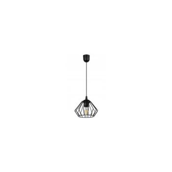 Csillár zsinóron CEED 1xE27/60W/230V fekete 0789 kép