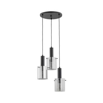 Csillár zsinóron CELIA 3xE27/60W/230V fekete 62414 kép