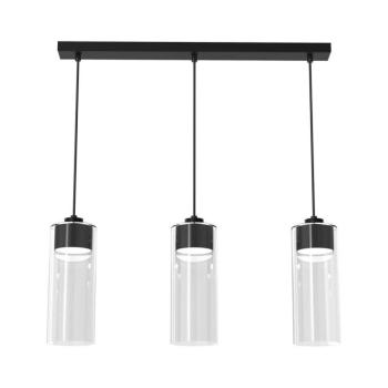 Csillár zsinóron CLARISSA 3xGX53/12W/230V fekete MLP8668 kép