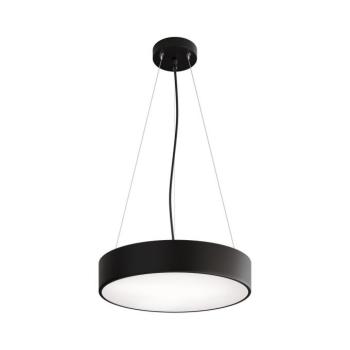 Csillár zsinóron CLEO 3xE27/24W/230V átm. 40 cm fekete 5907623690241 kép